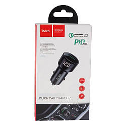 АЗУ HOCO Z42 Light Road 1USB 3A QC3.0  + PD 1Type-C 20W black