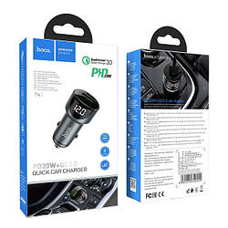 АЗУ HOCO Z42 Light Road 1USB 3A QC3.0  + PD 1Type-C 20W grey