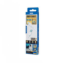 USB кабель Lightning Remax Suji Pro RC-138i, 2.4A 1m white