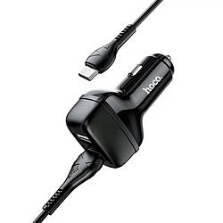 АЗУ HOCO Z36 2USB + кабель Type-C black