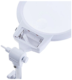 Лупа настільна MG3B-1A складная LED підсвічування 2 + 6 кратне збільшення, діам.-130мм+26 мм, фото 4