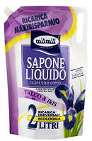 Рідке мило MilMil Talco & Iris Тальк та ірис, 2 л (запаска)