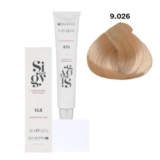 Крем-фарба для волосся Sinergy 9/026 Льодяний рожевий 100мл, фото 1