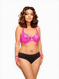 Купальник на кісточках без поролону Fuba 25008 рожевий 48 50 52 54 56 розмір