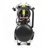Компресор двоциліндровий Apro OFD-50MX 2.2 кВт 416 л/хв 8бар 50 л (2 крани) + олія 0,2 л (850178), фото 3