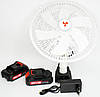 Акумуляторний вентилятор 12" VAP-12 Автоповертання 2xАКБ, фото 10