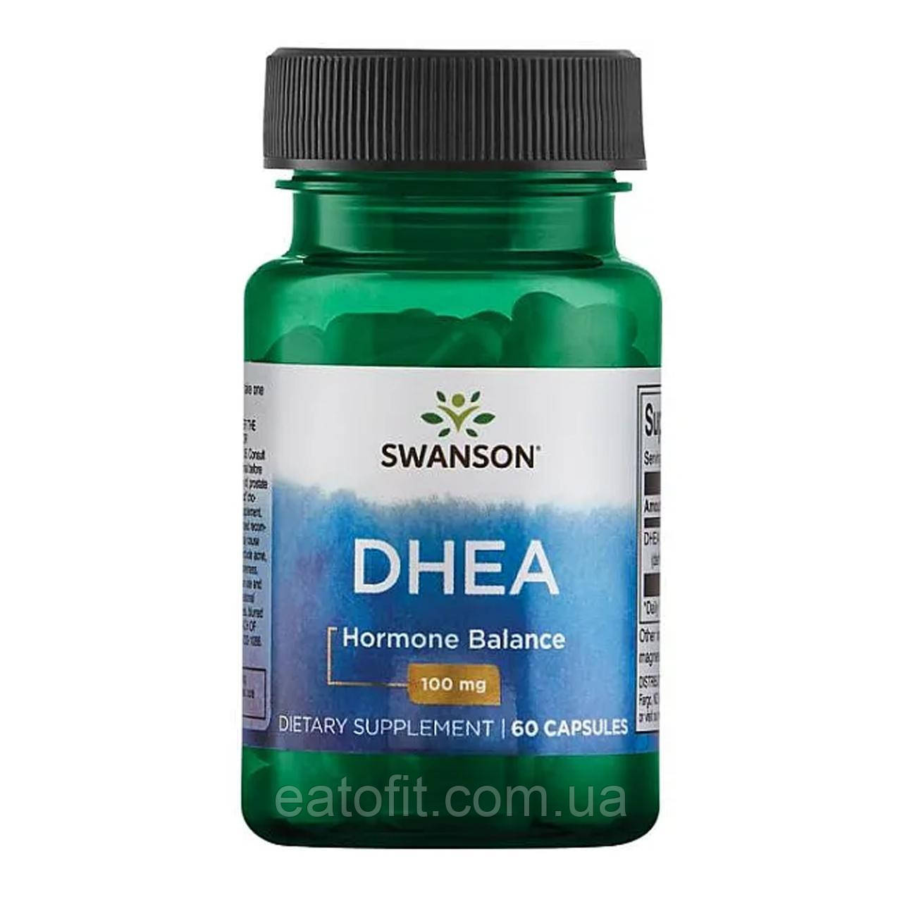 Дегідроепіандростерон (DHEA) 100 мг 60 капсул SWV-02262