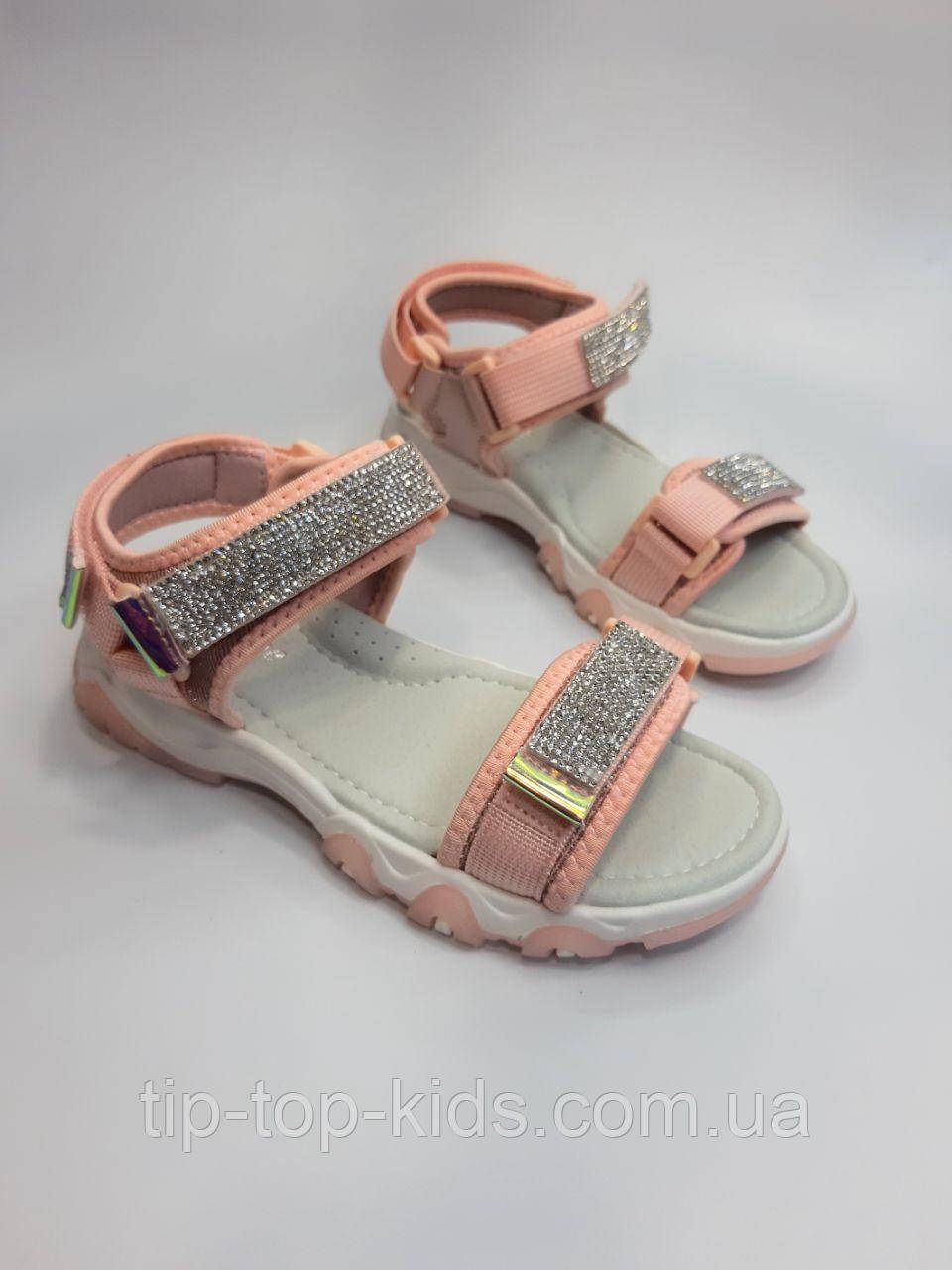 Босоніжки для дівчинки Clibee 268 pink рожеві р.33-37, фото 1