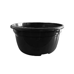 Горщик миска для хризантем і луковичних D19 2,2 л чорний
