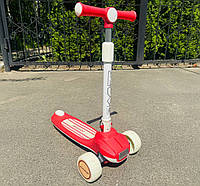 Самокат детский трехколесный для ребенка с подсветкой колес деки и мелодиями Детские трехколесные самокаты