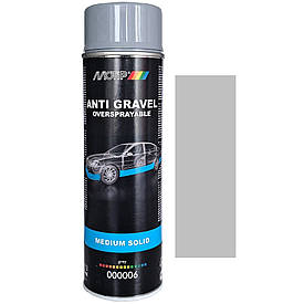 Сіре антигравійне покриття у спреї Гравітекс Motip MS Grey Anti Gravel Spray 500мл