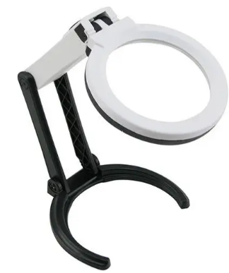 Лупа MG3B-1C складана, підсвітка, 2X 120 мм + 5X 28 мм, фото 1