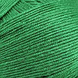 Пряжа Bombay/Бомбей, зелений В-114, Popyarn, фото 3