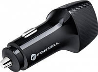 FORCELL F-ENERGY Carbon CC50-2A Charger car 2 x USB A QC3.0 3A 36W Black, фото 4