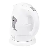 Чайник електричний Adler AD 08 white 1 L, фото 4