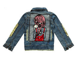 Джинсові куртки і жилети