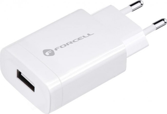 FORCELL F-ENERGY TFK-TC-1099 Charger network USB A QC3.0 2,4A 18W White