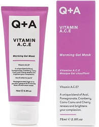 Мультивітамінна маска для обличчя Q+A Vitamin A.C.E. Warming Gel Mask 75 мл