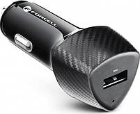 FORCELL F-ENERGY Carbon CC50-1A Charger car USB A QC3.0 3A 18W Black, фото 3
