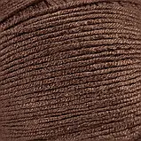 Пряжа Bombay/Бомбей, коричневий В-087, Popyarn, фото 3