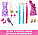 Лялька Барбі Дивовижні зачіски Barbie Fun & Fancy Extra-Long Colorful Blonde Hair JDC85, фото 7