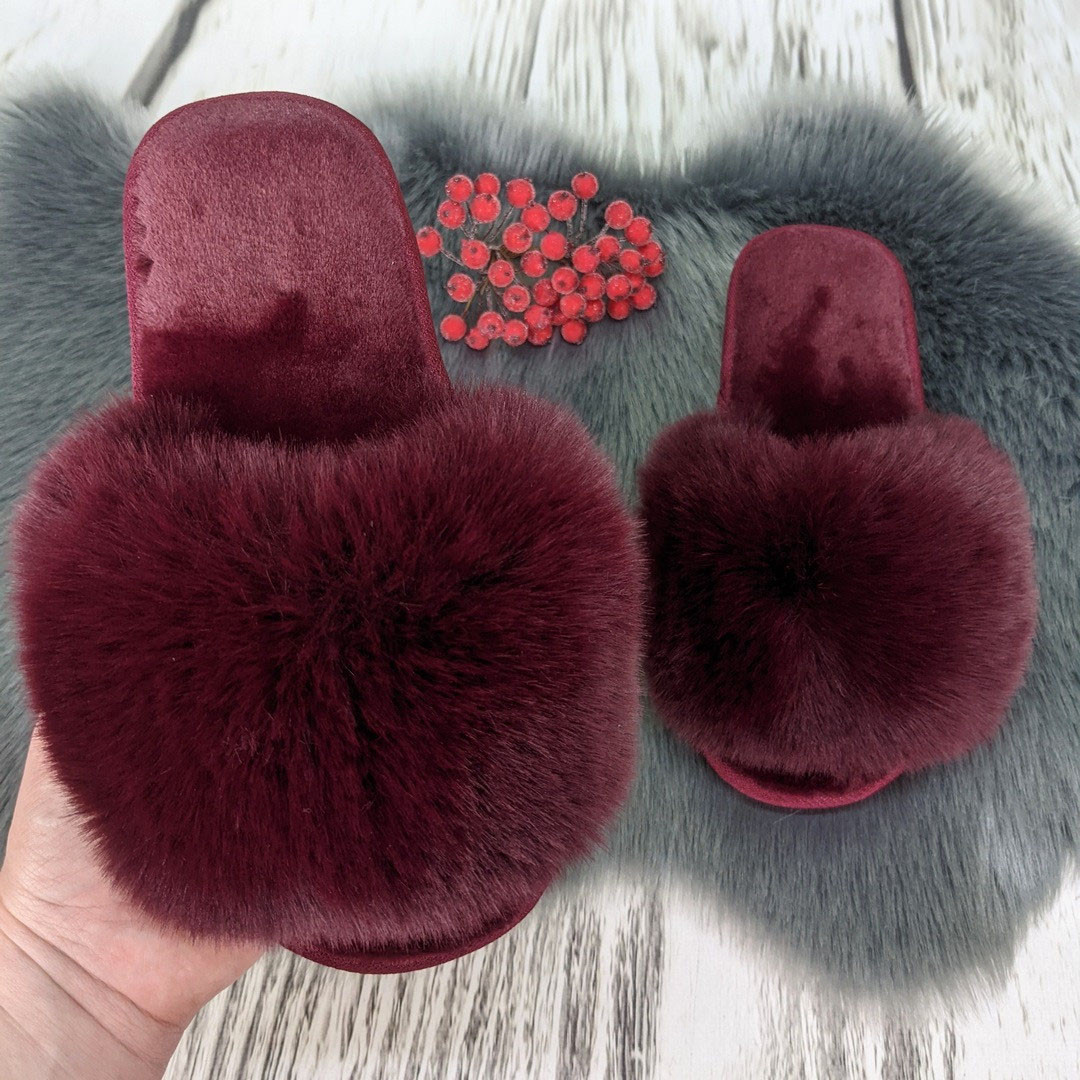 Хутряні капці жіночі хутро штучний песець 36 - 41, фото 1