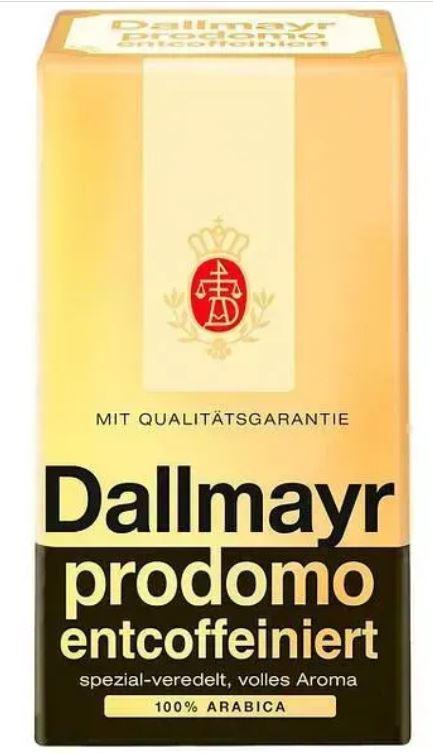 Кава мелена без кофеїну Dallmayr Prodomo Entcoffeiniert 100% арабіка 500 г