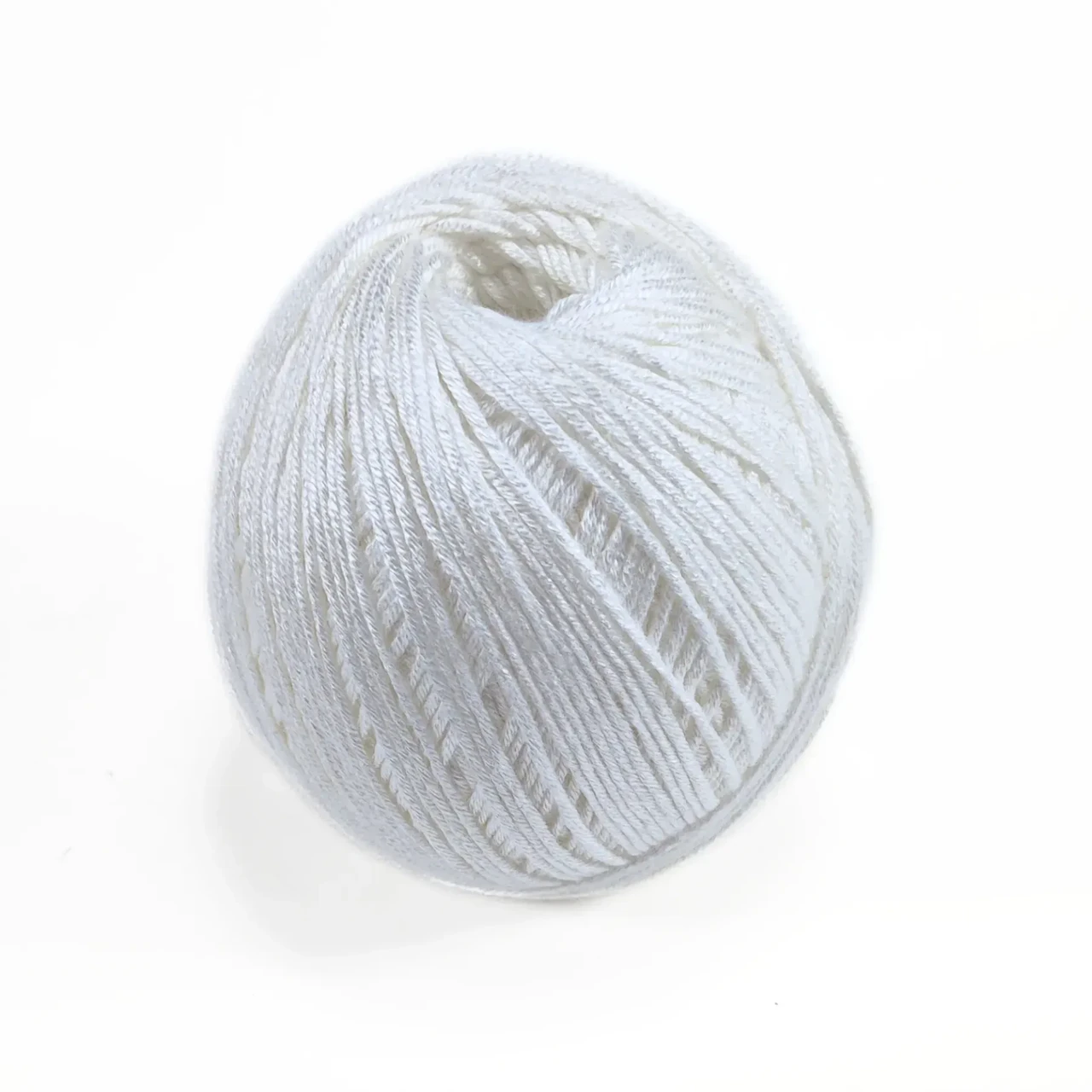 Пряжа Bombay/Бомбей, білий В-001, Popyarn, фото 1