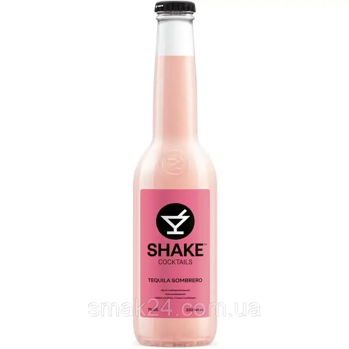 Напій слабоалкогольний Shake Cocktails Tequila Sombrero 7% 330 мл ст/б Україна