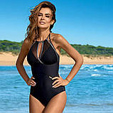 Купальник для дівчат з пишними формами чорного кольору, фото 4