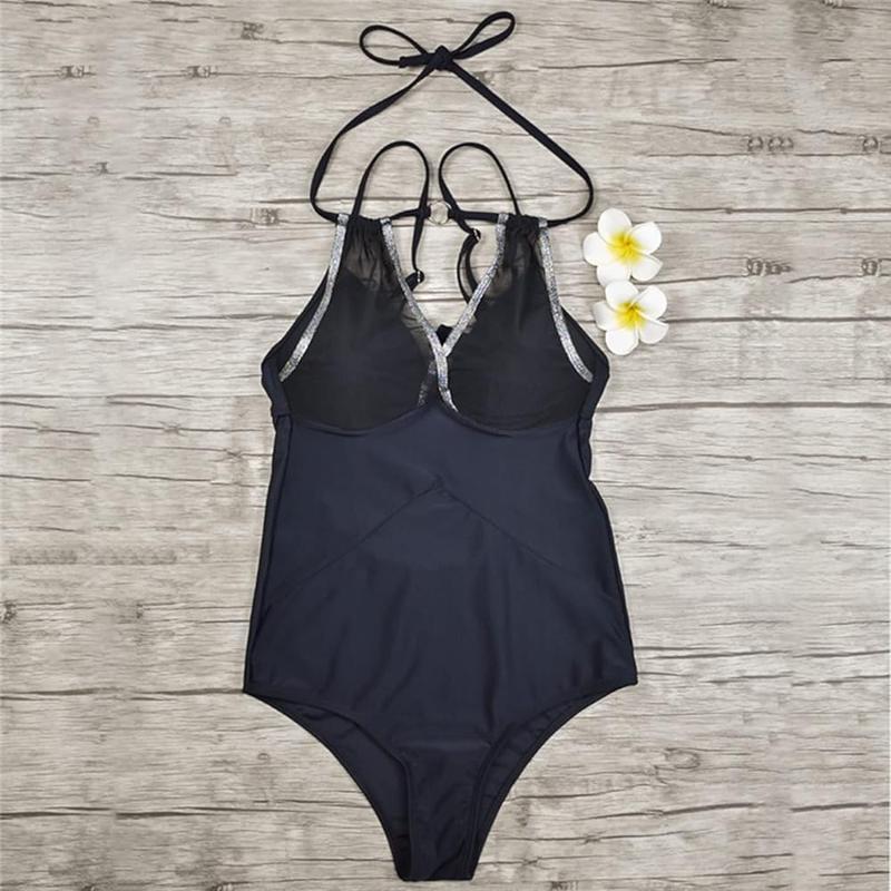 Купальник для дівчат з пишними формами чорного кольору, фото 1