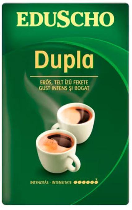 Кава мелена Eduscho Dupla купаж арабіки та робусти 250 г вакуумна упаковка
