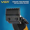 Професійна машинка для стрижки VGR V-285 акумуляторна з насадками, фото 6