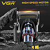 Професійна машинка для стрижки VGR V-285 акумуляторна з насадками, фото 4