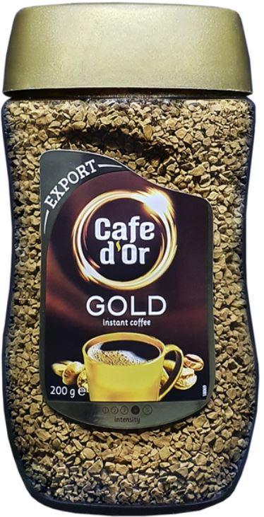 Кава розчинна Cafe d'Or Gold Export 200 г скляна банка, фото 1