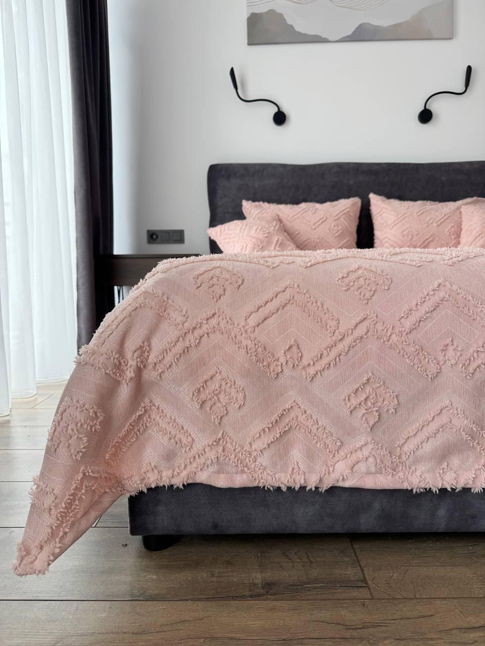 Покривало "Бйорк",рожевий колір (Розміри і кольори в асортименті), фото 1