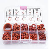 Набір силіконових ущільнювальних кілець 351 шт. — 10 розмірів, фото 3