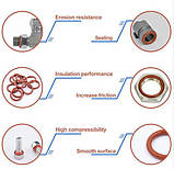 Набір силіконових ущільнювальних кілець 351 шт. — 10 розмірів, фото 5