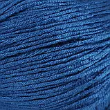 Пряжа Bombay/Бомбей, синій В-196, Popyarn, фото 3