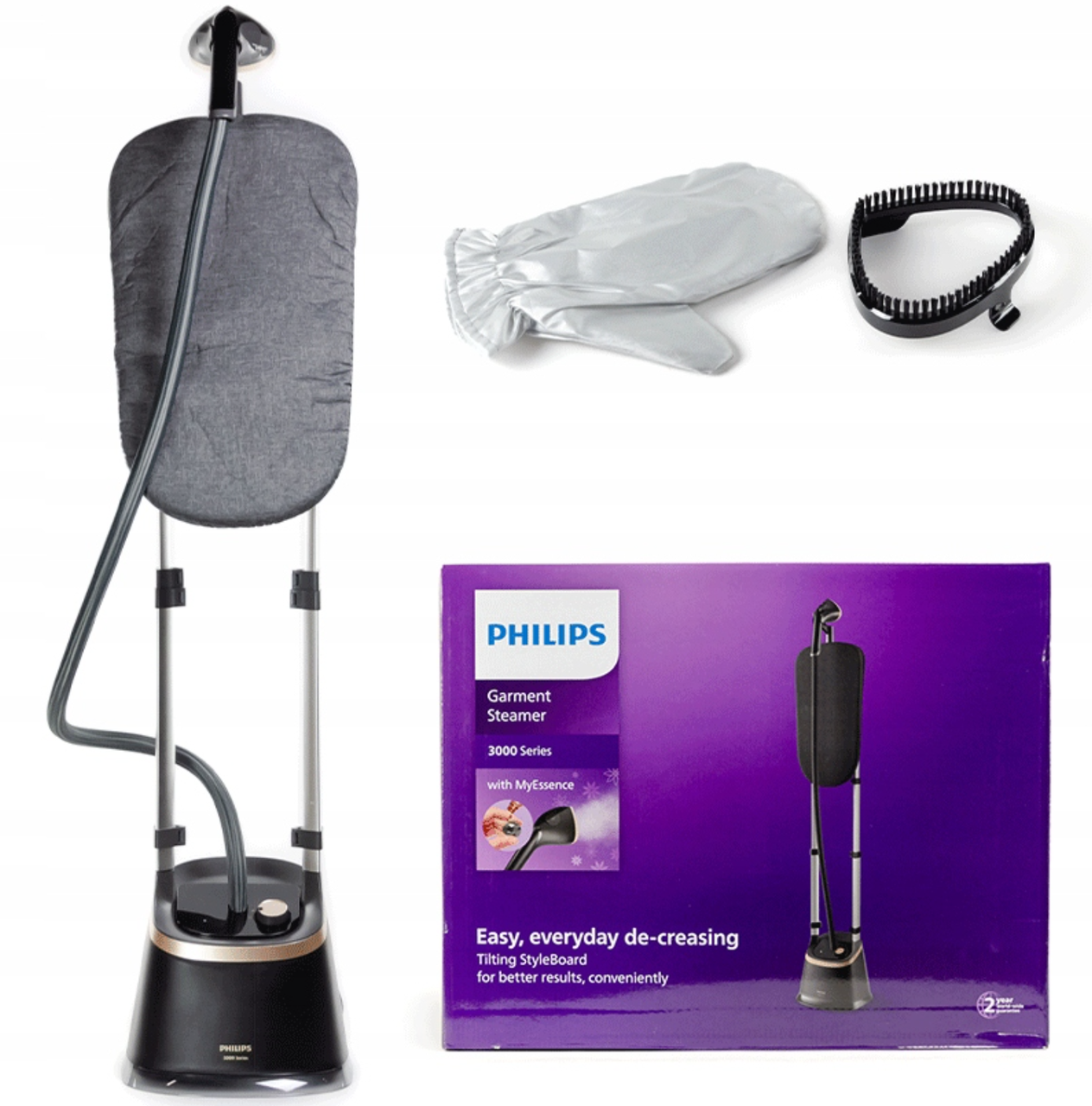 Відпарювач Philips 3000 Series STE3170/80 — 2000 Вт, 2 л, з дошкою StyleBoard
