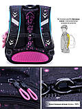 Шкільний рюкзак з ортопедичною спинкою для дівчинки 1 2 3 клас, портфель з брелком, фото 6