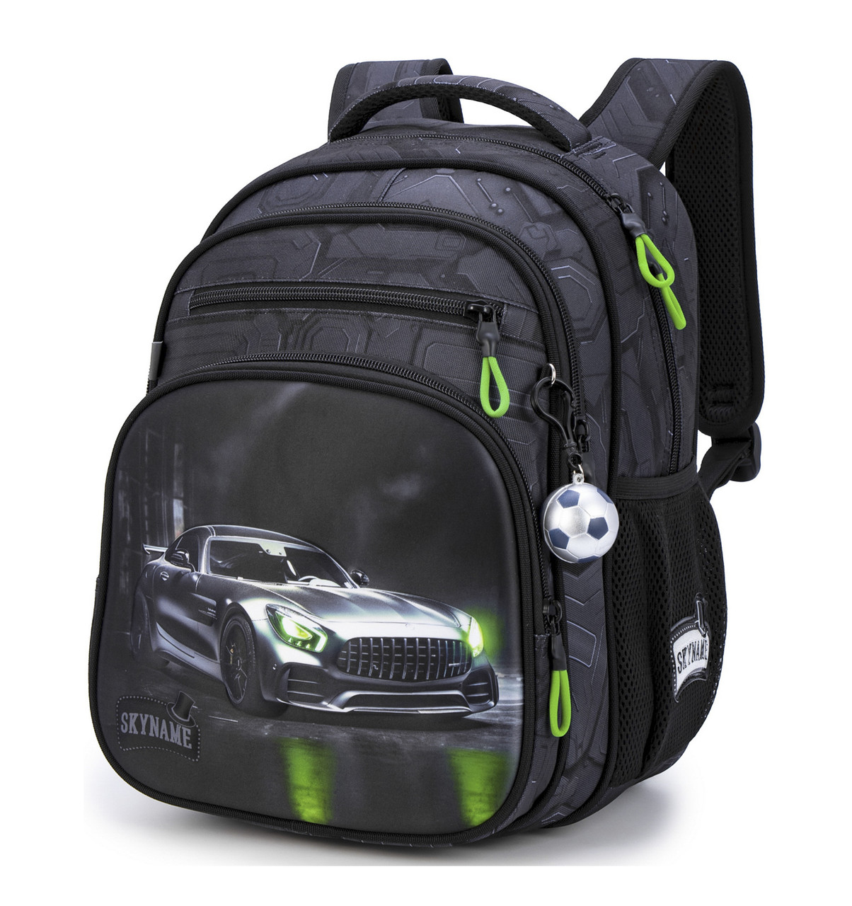 Рюкзак шкільний для хлопчика 1 2 3 клас, ортопедичний портфель + брелок №276, фото 1