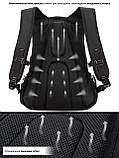 Рюкзак шкільний підлітковий 5 6 7 8 клас ортопедичний чорний для підлітка №136, фото 6