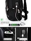 Рюкзак шкільний підлітковий 5 6 7 8 клас ортопедичний чорний для підлітка №136, фото 7