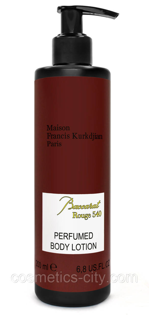 Парфумований лосьйон для тіла з ароматом MAISON FRANCIS KURKDJIAN Baccarat Rouge Extrait 540, 200 мл.