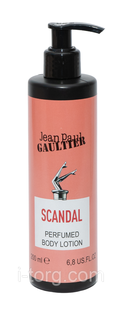 Парфюмированный лосьон для тела с ароматом Jean Paul Gaultier Scandal, 200 мл.