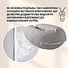 Подушка для вагітних і годування IDEIA Papaella 30x190 - c ґудзиком і блискавкою горошок сірий, фото 3