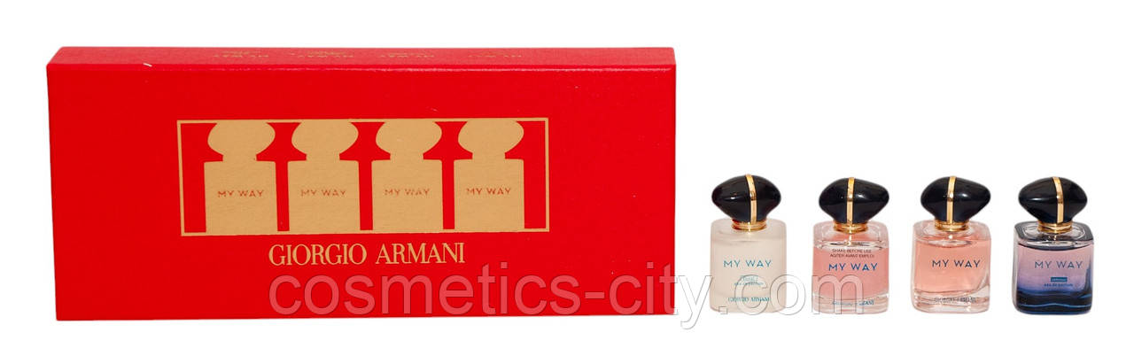 Парфюмированный набор Giorgio Armani My Way  4*7,5ml(Premium), фото 1