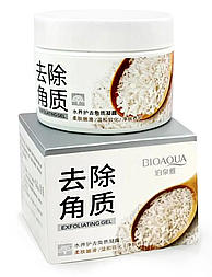Гель-пилинг скатка для лица с экстрактом риса BIOAQUA Exfoliating gel, 140 g.