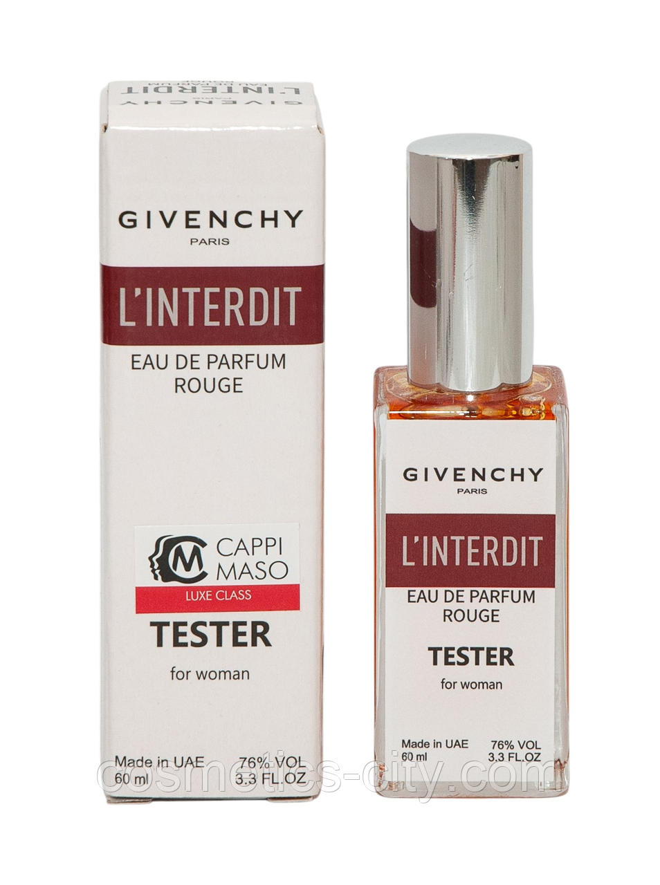Тестер женский DUTYFREE Givenchy L'Interdit Rouge eau de Parfum, 60 мл.